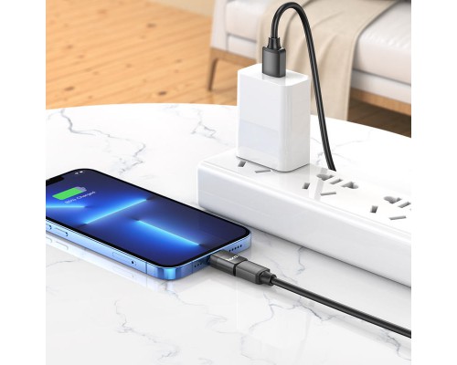 Переходник Hoco UA17 Lightning Male to Type-C Female USB2.0 (00000055896_1)