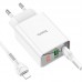 СЗУ HOCO C100A PD20W+QC3.0 + Type-C to Lightning (00000062854_1)