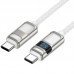 Дата кабель Hoco U137 Line with display Type-C to Type-C 60W (1.2m) (00000073872_2)