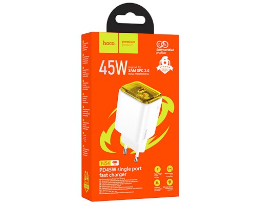 СЗУ Hoco N54 Monsoon PD45W (1USB-C) (00000073861_2)