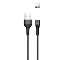 Дата кабель USAMS US-SJ333 U29 Magnetic USB to Lightning (1m) (00000049225_3)