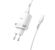 СЗУ Hoco C12Q Smart QC3.0 (1USB/3A) + MicroUSB (00000035259_1)