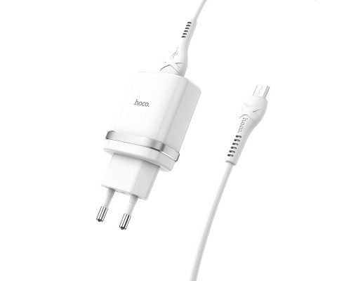 СЗУ Hoco C12Q Smart QC3.0 (1USB/3A) + MicroUSB (00000035259_1)