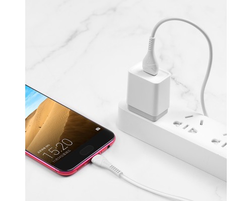 Дата кабель Hoco X37 Cool power MicroUSB (1m) (00000034554_1)