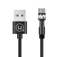 Дата кабель USAMS US-SJ474 U59 MicroUSB Rotatable Magnetic (1m) (00000051942_1)