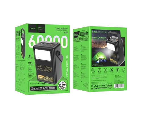 Портативное зарядное устройство Power Bank Hoco J110 Powerful 22.5W 60 000 mAh (00000066770_1)