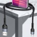 Дата кабель Usams US-SJ450 U55 Aluminum Alloy Braided USB to MicroUSB (1m) (00000062673_1)