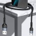 Дата кабель Usams US-SJ449 U55 Aluminum Alloy Braided USB to Type-C (1m) (00000062674_1)