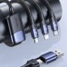 Дата кабель Usams US-SJ511 U71 All in One Aluminum Alloy USB + Type-C to Triple Head 3in1 100W(1.2m) (00000062677_1)