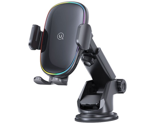 Автодержатель с БЗУ Usams US-CD187 15W with Colorful Light (00000062683_1)