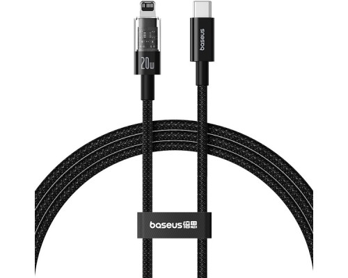 Дата кабель Baseus Gem Fast Charging Type-C to Lightning 20W (1m) (P10373001) (00000074773_1)