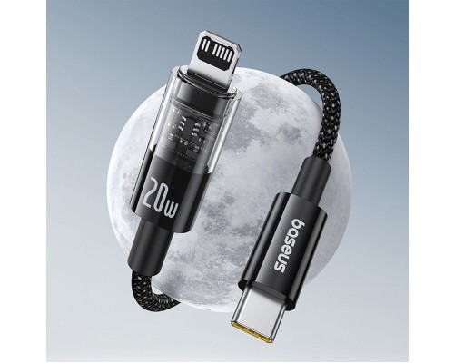 Дата кабель Baseus Gem Fast Charging Type-C to Lightning 20W (1m) (P10373001) (00000074773_1)