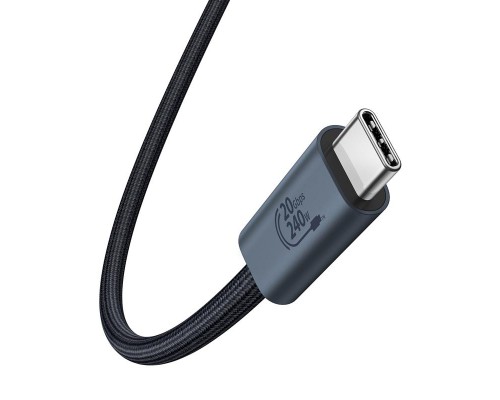 Дата кабель Baseus Flash 2 USB4 Full-Featured Type-C to Type-C 240W (1.8m) (P10311803112) (00000074775_1)