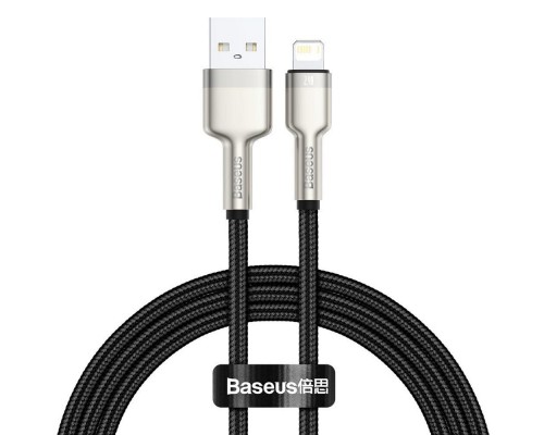 Дата кабель Baseus Cafule Series Metal USB to Lightning 2.4A (1m) (CALJK-A0) (00000074776_1)