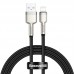 Дата кабель Baseus Cafule Series Metal USB to Lightning 2.4A (1m) (CALJK-A0) (00000074776_1)