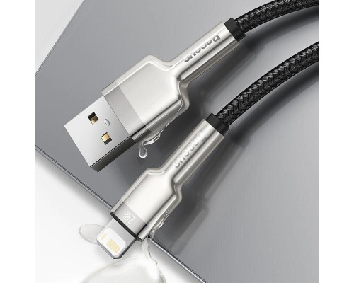 Дата кабель Baseus Cafule Series Metal USB to Lightning 2.4A (1m) (CALJK-A0) (00000074776_1)