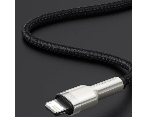 Дата кабель Baseus Cafule Series Metal USB to Lightning 2.4A (1m) (CALJK-A0) (00000074776_1)