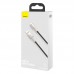 Дата кабель Baseus Cafule Series Metal USB to Lightning 2.4A (1m) (CALJK-A0) (00000074776_1)