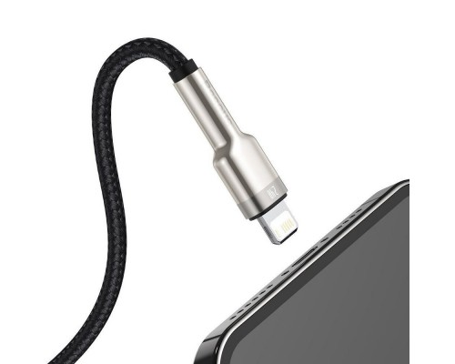 Дата кабель Baseus Cafule Series Metal USB to Lightning 2.4A (1m) (CALJK-A0) (00000074776_1)