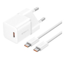 СЗУ Baseus GaN5 Fast Charger (mini) 1C 25W + Type-C to Type-C (P10110909113) (00000074726_2)