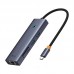 Переходник Baseus Hub UltraJoy 7-Port (Type-C to HDMI4K@60Hz+USB3.0*2+PD+SD/TF3.0+3.5mm) (B0005280) (00000074783_1)