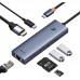 Переходник Baseus Hub UltraJoy 7-Port (Type-C to HDMI4K@60Hz+USB3.0*2+PD+SD/TF3.0+3.5mm) (B0005280) (00000074783_1)