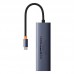 Переходник Baseus Hub UltraJoy 7-Port (Type-C to HDMI4K@60Hz+USB3.0*2+PD+SD/TF3.0+3.5mm) (B0005280) (00000074783_1)