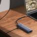 Переходник Baseus Hub UltraJoy 7-Port (Type-C to HDMI4K@60Hz+USB3.0*2+PD+SD/TF3.0+3.5mm) (B0005280) (00000074783_1)