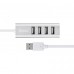 Переходник HUB Hoco HB1 USB to USB 2.0 (4 port) (1m) (00000031109_1)