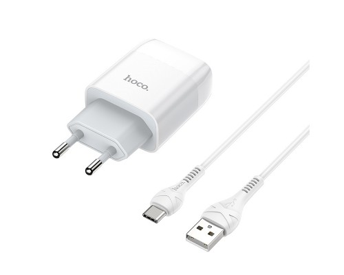 СЗУ HOCO C73A (2USB/2.4A) + Type-C (00000036215_1)