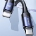 Дата кабель USAMS US-SJ522 U71 Type-C to Lightning PD 20W (2m) (00000062645_1)