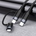 Дата кабель Usams US-SJ403 U31 60W Fast charging Type-C to Type-C / Lightning (1.2m) (00000036166_1)