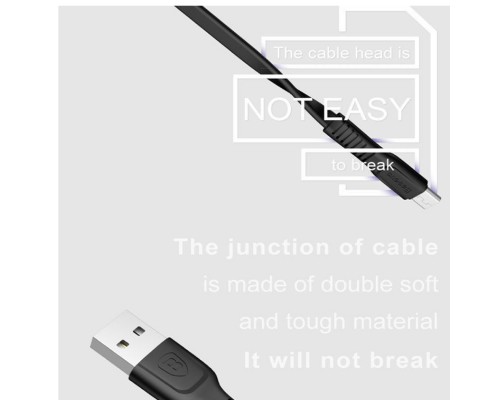 Дата кабель Baseus Tough USB to MicroUSB 2A (1m) (00000026210_3)