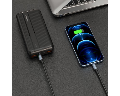 Портативное зарядное устройство Power Bank BOROFONE BJ9A PD20W+QC3.0 20000 mAh (00000053754_1)