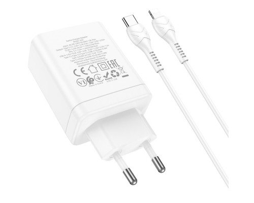 СЗУ Hoco N33 Start PD35W (2C/1A) + Type-C to Lightning (00000071106_1)