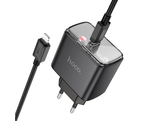 СЗУ Hoco CS41A Smart PD35W (1C) + Type-C to Lightning (00000071118_1)