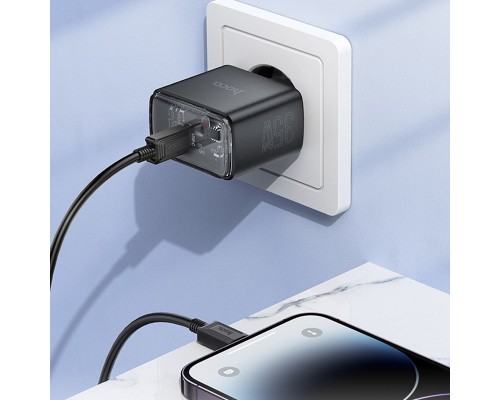 СЗУ Hoco CS41A Smart PD35W (1C) + Type-C to Lightning (00000071118_1)