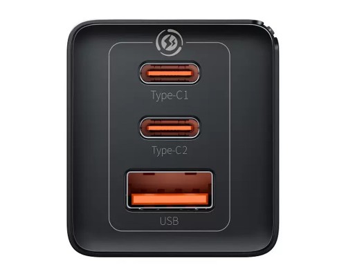 СЗУ Baseus GaN5 Pro 65W 2Type-C+USB 100W EU (CCGP12020) (00000063722_1)