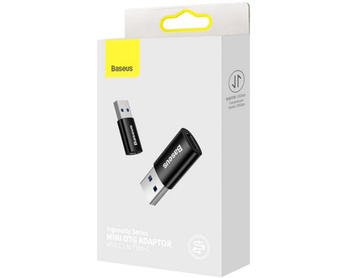 Переходник Baseus Ingenuity Series Mini USB 3.1 to Type-C (ZJJQ000101) (00000063724_1)