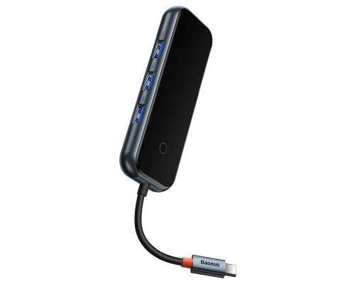 Переходник Baseus Hub AcmeJoy 4-Port Type-C (USB3.0*3+Type-C PD&Data*1) (WKJZ) (00000063727_1)