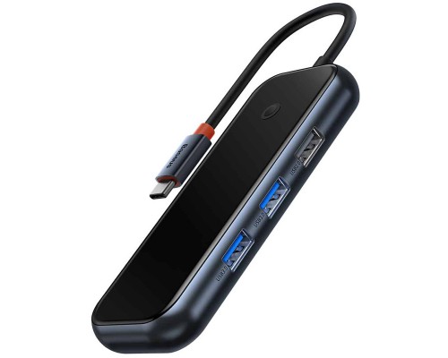 Переходник Baseus Hub AcmeJoy 5-Port Type-C (HDMI*1+USB3.0*2+USB2.0*1+Type-C PD&Data*1) (WKJZ) (00000063728_1)