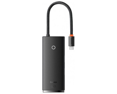 Переходник HUB Baseus Lite Series 6in1 (Type-C to HDMI + 2xUSB 3.0 + PD+SD/TF) (WKQX05) (00000063730_1)