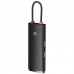 Переходник HUB Baseus Lite Series 6in1 (Type-C to HDMI + 2xUSB 3.0 + PD+SD/TF) (WKQX05) (00000063730_1)