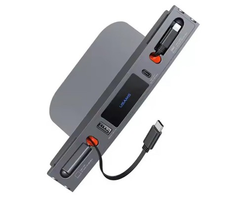 Переходник HUB Usams US-SJ649 60W Car Central Control Charging HUB For Tesla (3/Y) (00000070778_1)