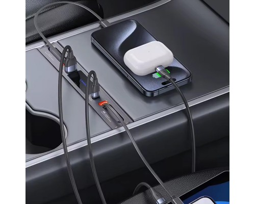 Переходник HUB Usams US-SJ649 60W Car Central Control Charging HUB For Tesla (3/Y) (00000070778_1)