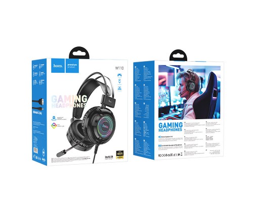Накладные наушники Hoco W110 Resource (USB+3.5mm/2m) (00000073863_1)