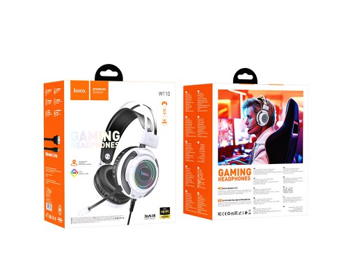 Накладные наушники Hoco W110 Resource (USB+3.5mm/2m) (00000073863_2)