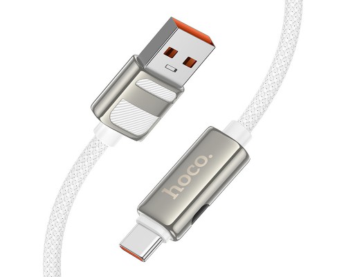 Дата кабель Hoco U137 Line with display USB to Type-C 5A/66W (1.2m) (00000073870_2)