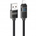 Дата кабель Hoco U137 Line with display USB to Lightning 2.4A/12W (1.2m) (00000073873_1)