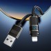 Дата кабель Hoco U137 Line with display USB to Lightning 2.4A/12W (1.2m) (00000073873_1)